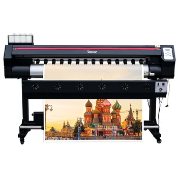 1.8M Широкоформатный экосольвентный виниловый принтер Плоттер Xp600 Canvas Print Machine 6Ft