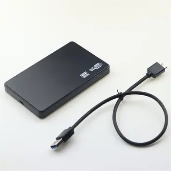 1 комплект 2,5-дюймовый внешний жесткий диск Корпус USB 3.0 5 Гбит/с Жесткий диск Чехол Адаптер Без инструментов Портативный для SATA HDD SSD