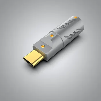 1 шт. Разъем типа C 3.1 для Viborg VT08 Type-C USB C Разъем Латунь Штекер Позолоченный DIY Пайка USB Кабель Адаптер