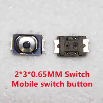 10-20 шт. 2 * 3 * 0,65 мм 2x3x0,65 мм Тактильный кнопочный переключатель Tact 2-контактный микропереключатель SMD для мобильного телефона iPhone 5