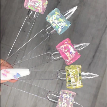 10 шт. Sweet Candy Design Подвески для ногтей 17 * 25 мм Большие ювелирные изделия из смолы Украшения DIY Kawaii Sweety 3D Nail Charms Аксессуары #