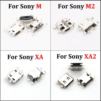 10 шт. Разъем Micro USB Jack Разъем для зарядки для Sony Xperia M C1904 C1905 C2004 C2005 / M2 S50H D2305 D2306 D2303
