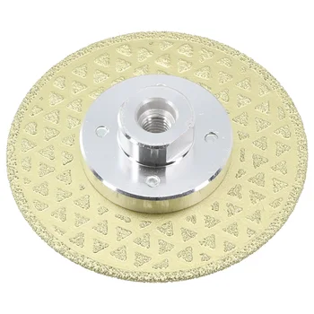 100 мм Шлифовальный диск Паяный алмазный алмазный шлифовальный диск M10 Резьба Износостойкий отрезной круг Инструмент для прямой сухой резки