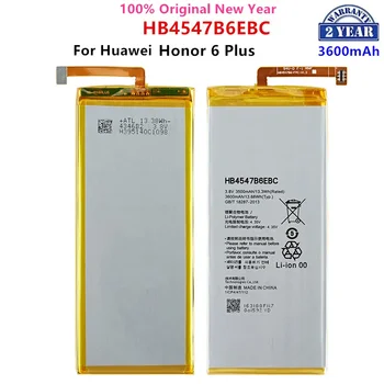 100% оригинальный аккумулятор HB4547B6EBC 3500 мАч для сменных батарей Huawei Honor 6 Plus PE-TL20 PE-TL10 PE-CL00 PE-UL00