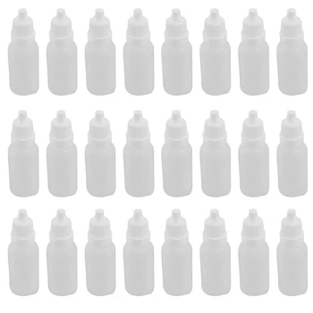 100 шт. 15 мл пустые пластиковые сжимаемые бутылки-капельницы многоразовые бутылки для глаз с жидкостью