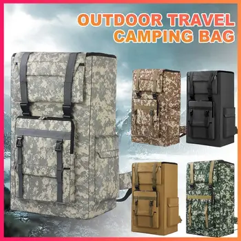 120L Альпинистская сумка большой емкости Военная тактическая камуфляжная сумка Водонепроницаемый прочный рюкзак для кемпинга на открытом воздухе