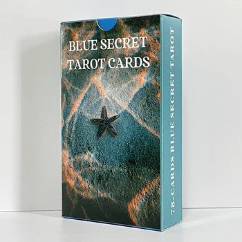 12x7 см Синие секретные карты Таро Колода Морского Оракула Уникальная английская версия Начинающие с Гаданием Пророк