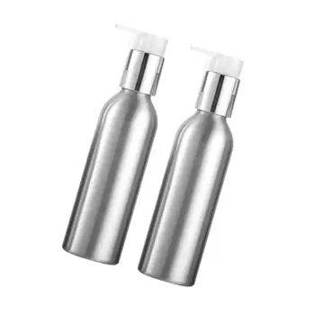 2/3 2x пустые бутылки для шампуня для макияжа Алюминиевые контейнеры для крема 150 мл