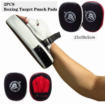 2 шт. боксерские перчатки подушечки PU Foam Boxer Hand Target Взрослые Дети Тренировочное оборудование для Санда Муай Тай