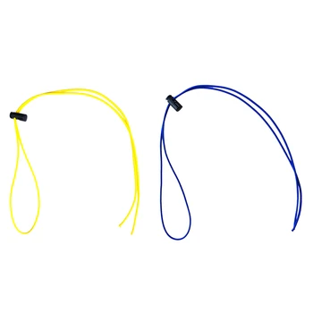 2 шт. Эластичные резиновые очки для плавания Очки Очки / Маска для дайвинга Регулируемый ремешок Замена оборудования Желтый синий