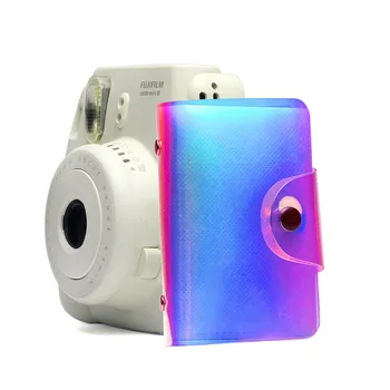 20 карманов 3-дюймовый Instax Mini Фотоальбом Голографический для Fujifilm Instax Mini 9 8 7s 90 70 25 Держатель карты для пленки камеры