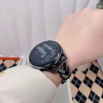 20 мм 22 мм Женский ремешок для Amazfit GTS 4mini 4 3 2 GTS 2mini 2e Браслет из нержавеющей стали для Huawei Gt2 Gt3 42 мм Galaxy Watch 4 5