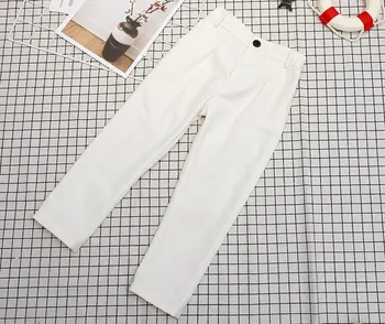 2021 Свадебные брюки для мальчиков Детские весенние школьные брюки Брюки Детские белые длинные брюки для мальчиков-подростков Детские формальные брюки для вечеринок