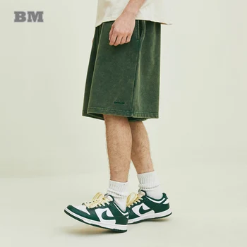 2022 Летняя мода Хип-хоп Негабаритные баскетбольные шорты Американский Trendyol Повседневные спортивные штаны Harajuku Пара Брюки для бега Мужчины