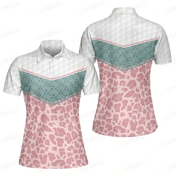 2022 НОВАЯ одежда для гольфа, женская рубашка-поло, летняя спортивная одежда для гольфа, быстросохнущие дышащие рубашки для женщин