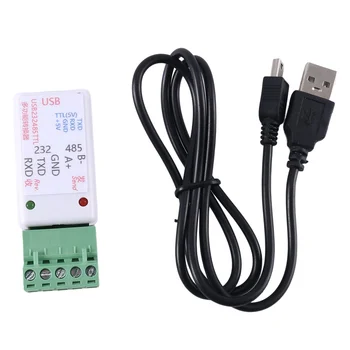 3 In1 USB 232 485 TO RS485 / USB TO RS232 / 232 TO 485 Адаптер преобразователя Ch340 W/LED для WIN7, Linux PLC Access Control