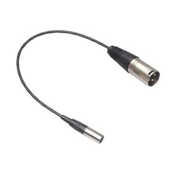 3-контактный штекер-3-контактный штекерный XLR-мини-штекер Аудиокабель XLR с разъемом XLR на мини-разъем XLR Разъем аудиокабеля Микрофонный кабель