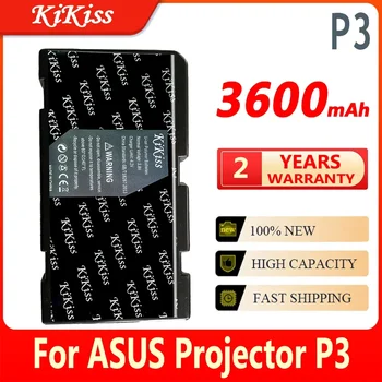 3600 мАч KiKiss Аккумулятор большой емкости P 3 для проектора ASUS P3 Bateria