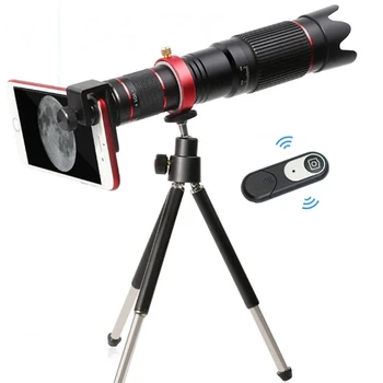 36X 4K HD Оптический зум Металлический профессиональный телескоп Монокуляр с пультом дистанционного управления Bluetooth для смартфона Осмотр достопримечательностей / Охота / Походы