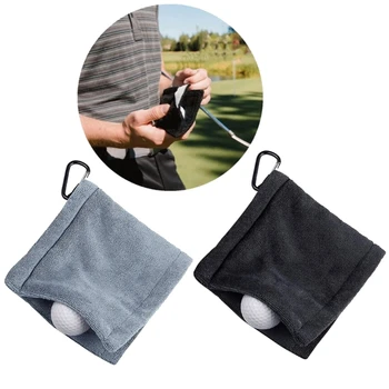 5.5x5.5 В Полотенце для гольфа для сумок для гольфа, плюшевая водопоглощающая микрофибра Чистая клюшка для гольфа для салфетки для головы, множественная прямая поставка