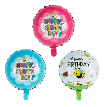 50 шт. 18-дюймовые гелиевые шары из пчелиной фольги насекомое для тематической вечеринки в джунглях Decoraiotns Kids Farm Birthday Party Supplies Animal Baloons