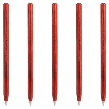 5X Офис Вечный карандаш Вечный металлический ручка Ручка без чернил Офисная живопись Прозрачные и прочные гаджеты Студенческие принадлежности