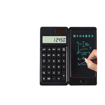 6-дюймовый портативный калькулятор ЖК-экран для письма планшет складной научный калькулятор планшет цифровой блокнот для рисования со стилусом