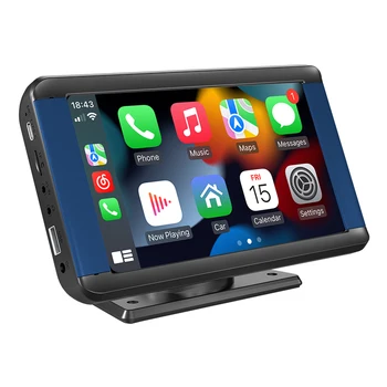 7-дюймовый портативный автомобильный MP5 хост автомобильный настольный монитор CarPlay Поддержка подключения мобильного телефона CarPlay Android Auto Mirror Link