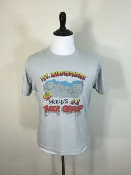 90-е винтажные звезды экрана 50/50 смешанная футболка Сделано в США