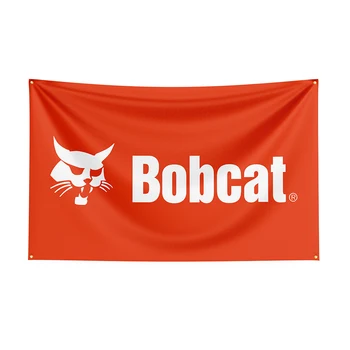 90x150 см Bobcats Flag Полиэстер Печатный механический инструмент Баннер для декора 1