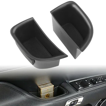 ABS Черный Автомобильная Передняя Дверь Коробка Хранение Органайзер Контейнер Держатель Контейнер 2 шт. Для Lincoln Continental 2017-2018 Левый водитель