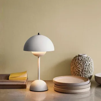 AiPaiTe современная многоцветная дополнительная светодиодная настольная лампа, подходящая для гостиной, спальни, кабинета, настольная лампа в форме бутона цветка