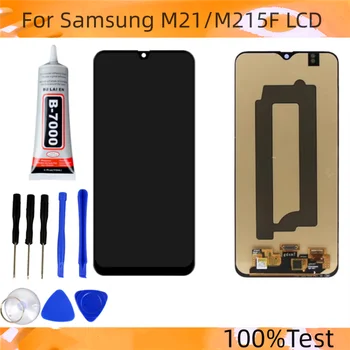 AMOLED Высокое качество для Samsung Galaxy M21 ЖК-дисплей Сенсорный экран, с рамкой для Galaxy M215 M215F SM-M215F/DS SM-M215F/DSN LC