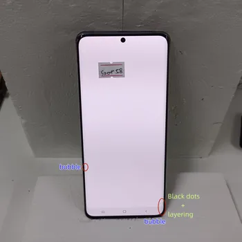 AMOLED ЖК-дисплей для Samsung Galaxy S20 Plus ЖК-дисплей с рамкой S20+ SM-G985A G985F G985U G985F / DS Сенсорный экран с линией
