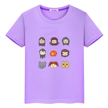 Azumanga Daioh Ayumu Kasuga Футболка Смешная Манга Мультфильм Графическая футболка для детей, мальчиков и девочек Кавайная футболка 100% хлопок