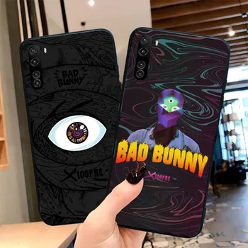 Bad Bunny Smart Чехол для мобильного телефона OPPO Find X5 X3 X2 A93 Reno 8 7 Pro A74 A72 A53 Черный мягкий чехол для телефона Funda