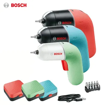 Bosch IXO 6 Электрический шуруповерт Многоцелевая аккумуляторная буровая установка USB Перезаряжаемый с чехлом для инструментов Набор электроинструментов Аксессуары