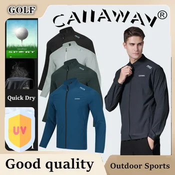 CAIIAWAV Аутентичное новое пальто для гольфа Мужское пальто с длинным рукавом Спортивное пальто для отдыха Удобное пальто с длинным рукавом