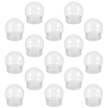 DIY Снежный шар Водный шар Прозрачный декор Пластиковые прозрачные водяные шары с отвинчивающейся крышкой Пустой снежный шар Изготовление реквизита