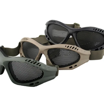 Emersongear Тактические очки Защитные очки Защитное снаряжение Страйкбол Стальная сетка Очки Защита Спорт Охота Велоспорт Пешие прогулки На открытом воздухе