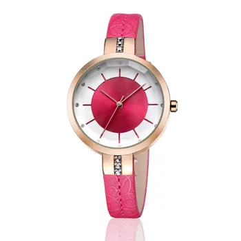 Fashon женские брендовые часы с кожаным ремешком повседневные наручные часы