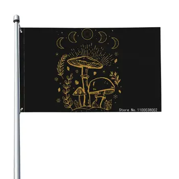 Goblincore Эстетика Темная Академия Cottagecore Гриб Флаг Баннер Настроить Домашний Декор Спорт На открытом воздухе