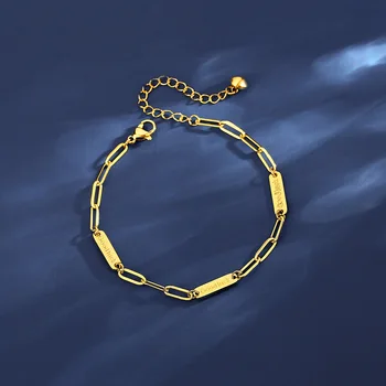 goodluck Модный браслет из нержавеющей стали Вакуумное покрытие Изысканный женский браслет День матери Подарок Ювелирные изделия для женщин