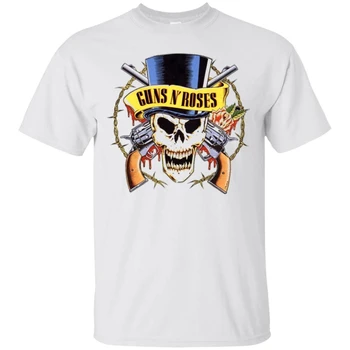 Guns N Roses Skull Футболка Футболка 6961 мужская футболка