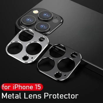  Hallow Metal Lens Protector For iPhone 15 Pro Max Plus Наклейка на крышку камеры из металлического сплава для iPhone 15/15Pro/15Plus/15 Pro Max