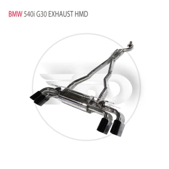 HMD Производительность выхлопной системы из нержавеющей стали Catback подходит для модификации BMW 540i G30 Электронный глушитель клапана