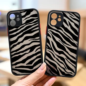 JAMULAR Zebra Print Clip Art Чехол для телефона для iPhone XS MAX 11 Pro 12 13 Xs XR 7 8 6Plus Мода Силиконовая резина Твердая обложка Funda
