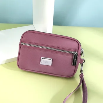 KIP01 2023 Новая модная ручная сумка Корейская версия Сумка для мамы для отдыха Нейлоновая многослойная маленькая квадратная сумка