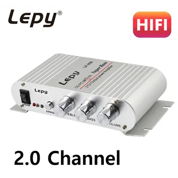 Lepy LP-808 Мини Цифровой Hi-Fi Автомобильный усилитель мощности 2.0 Канальный цифровой сабвуфер Стерео BASS Аудиоплеер Подходит для MP3, MP4