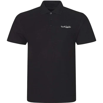 Lyprerazy Мужская повседневная рубашка-поло Северная Дакота - ND Вышитая рубашка для гольфа с коротким рукавом